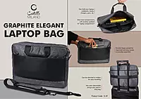 Graphite Elegant laptop bag