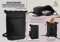 Wanderer: Tall backpack bag