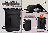 Wanderer: Tall backpack bag