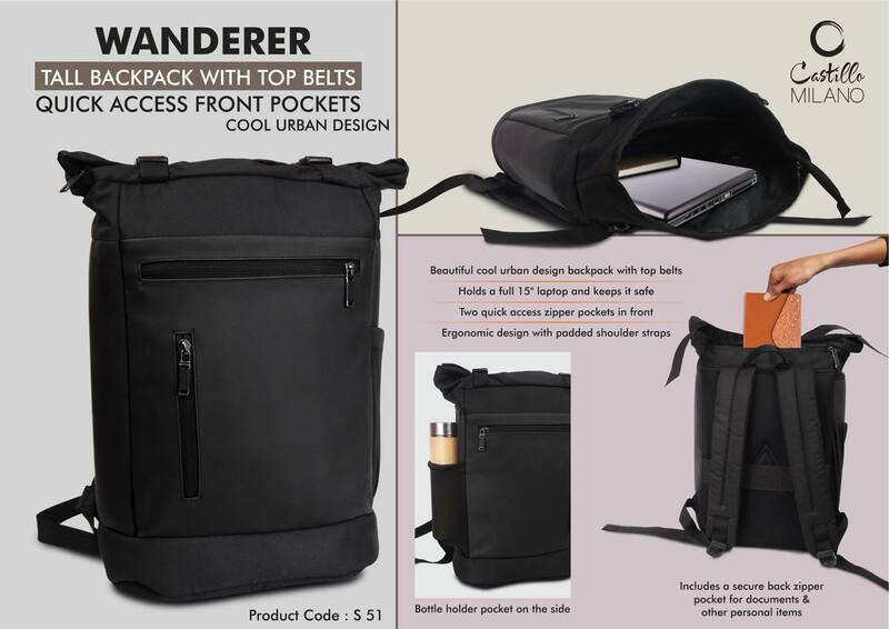 Wanderer: Tall backpack bag