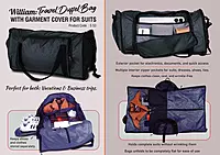 William: Travel Duffel Bag
