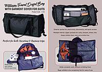 William: Travel Duffel Bag