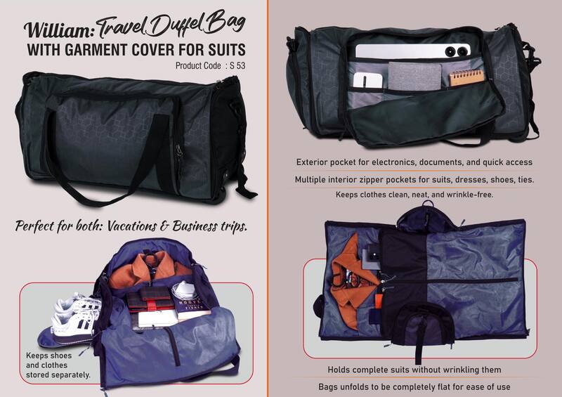 William: Travel Duffel Bag