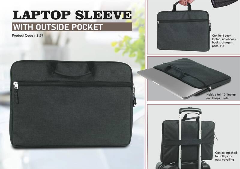 Laptop Sleeve with outside pocket