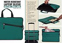 Teal: Water Resistant Laptop Sleeve