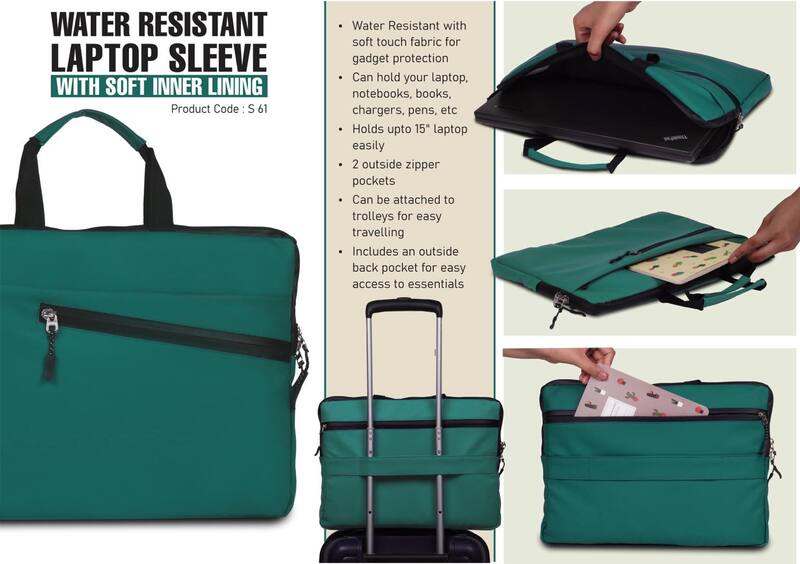 Teal: Water Resistant Laptop Sleeve