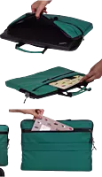 Teal: Water Resistant Laptop Sleeve