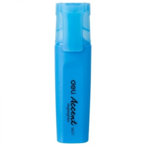 DELI S621 ACCENT HIGHLIGHTER - BLUE