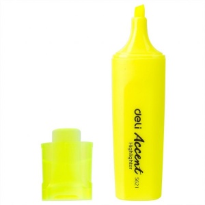DELI S621 ACCENT HIGHLIGHTER - YELLOW