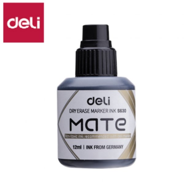DELI S630-BK MATE WHITEBOARD MARKER INK BLK