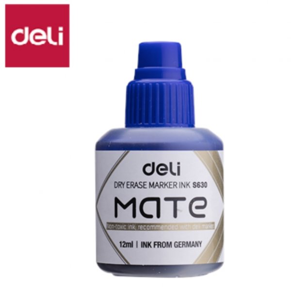DELI S630-BL MATE WHITEBOARD MARKER INK BLU