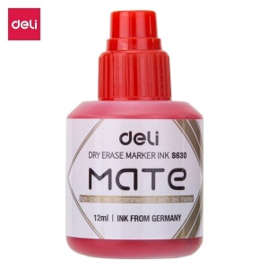 DELI S630-RD MATE WHITEBOARD MARKER INK RED