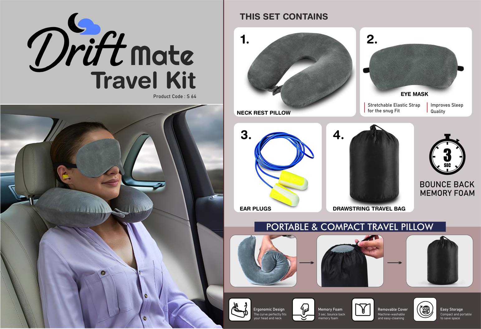 DriftMate Travel Kit: