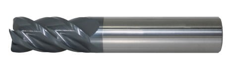 Standard Performance AlTiN Coated 4 Flute Solid Carbide End Mill(03750.08750.R04.Z00000.)