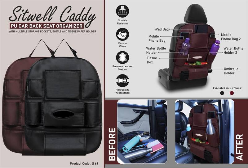 SitWell Caddy: PU Car Back Seat