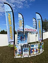 7ft Feather Flag with Tent Mount