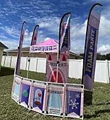 7ft Feather Flag with Tent Mount