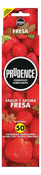 Prudence Sabor y Aroma Fresa Dispensador C/50