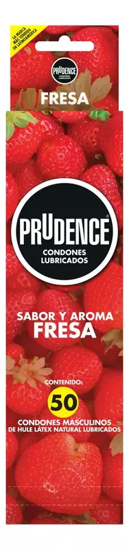 Prudence Sabor y Aroma Fresa Dispensador C/50