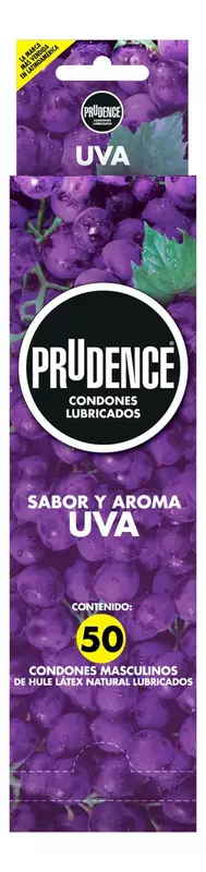 Prudence Sabor y Aroma Uva Dispensador C/50