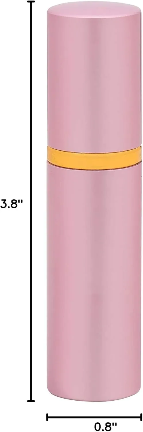 SABRE Lipstick Pepper Spray, Protect Against Multiple Threats with 12 Bursts, UV Marking Dye, Pink