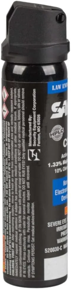 SABRE Mk Cone Pepper Spray with Dual Propellant System