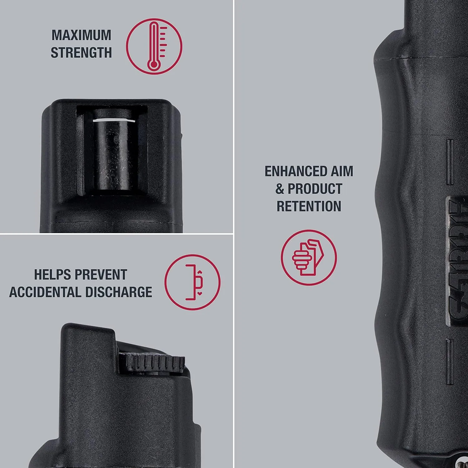 SABRE Self-Defense Kit with Pepper Spray and Stun Gun with Flashlight, 25 Bursts, 10-Foot (3-Meter) Range, Painful µC Charge