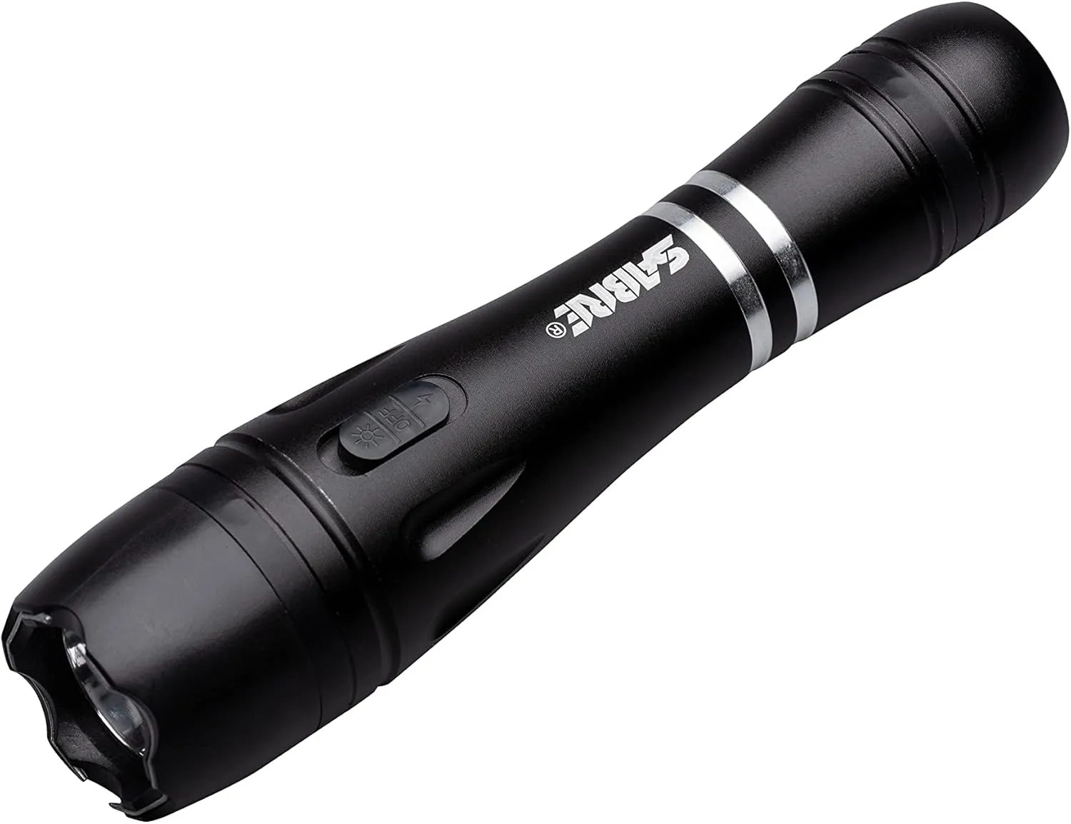 SABRE 2-in-1 Tactical Stun Gun with LED Flashlight, Self Defense Stun Gun with 2.517 µC Charge Produces Intolerable Pain