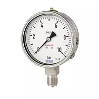 WIKA 213.53 Liquid-Filled Pressure Gauge, 0–7 kg/cm², G1/4