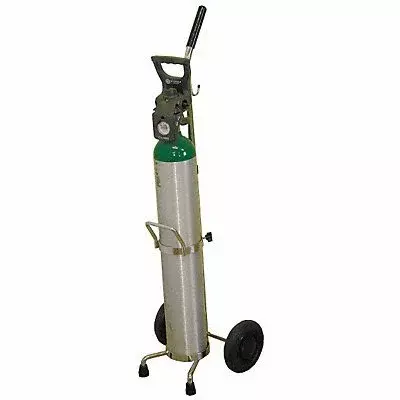 SAFTCART Cylinder Trolley 38 in H 100 lb.