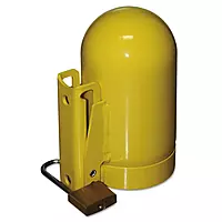 SC2FNNP-12 Cylinder Cap, Low Pressure, 3 1/2" , Steel, Yellow