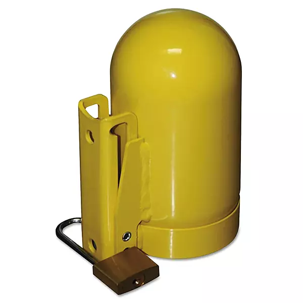 SC2FNNP-12 Cylinder Cap, Low Pressure, 3 1/2" , Steel, Yellow