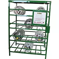 SPC-12, LOCKABLE PROPANE RACK HOLDS 12 33# CYLINDERS