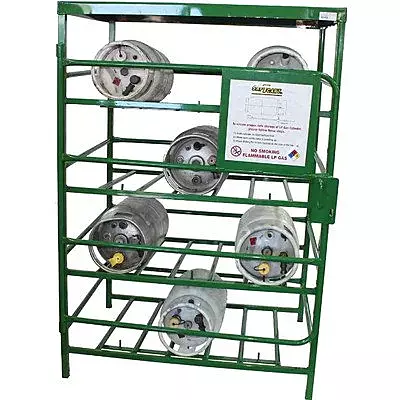 SPC-12, LOCKABLE PROPANE RACK HOLDS 12 33# CYLINDERS
