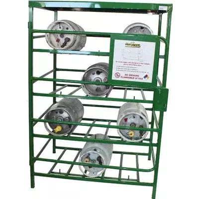 SPC-12, LOCKABLE PROPANE RACK HOLDS 12 33# CYLINDERS