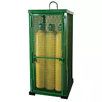 85" H x 32" W x 42" D High Pressure Cylinder Lockable Storage Cabinet