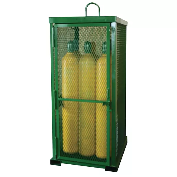 85" H x 32" W x 42" D High Pressure Cylinder Lockable Storage Cabinet