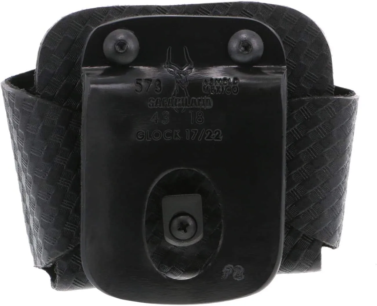 Safariland 573 Open Top Magazine and Handcuff Pouch STX Plain Black GLOCK 17/22