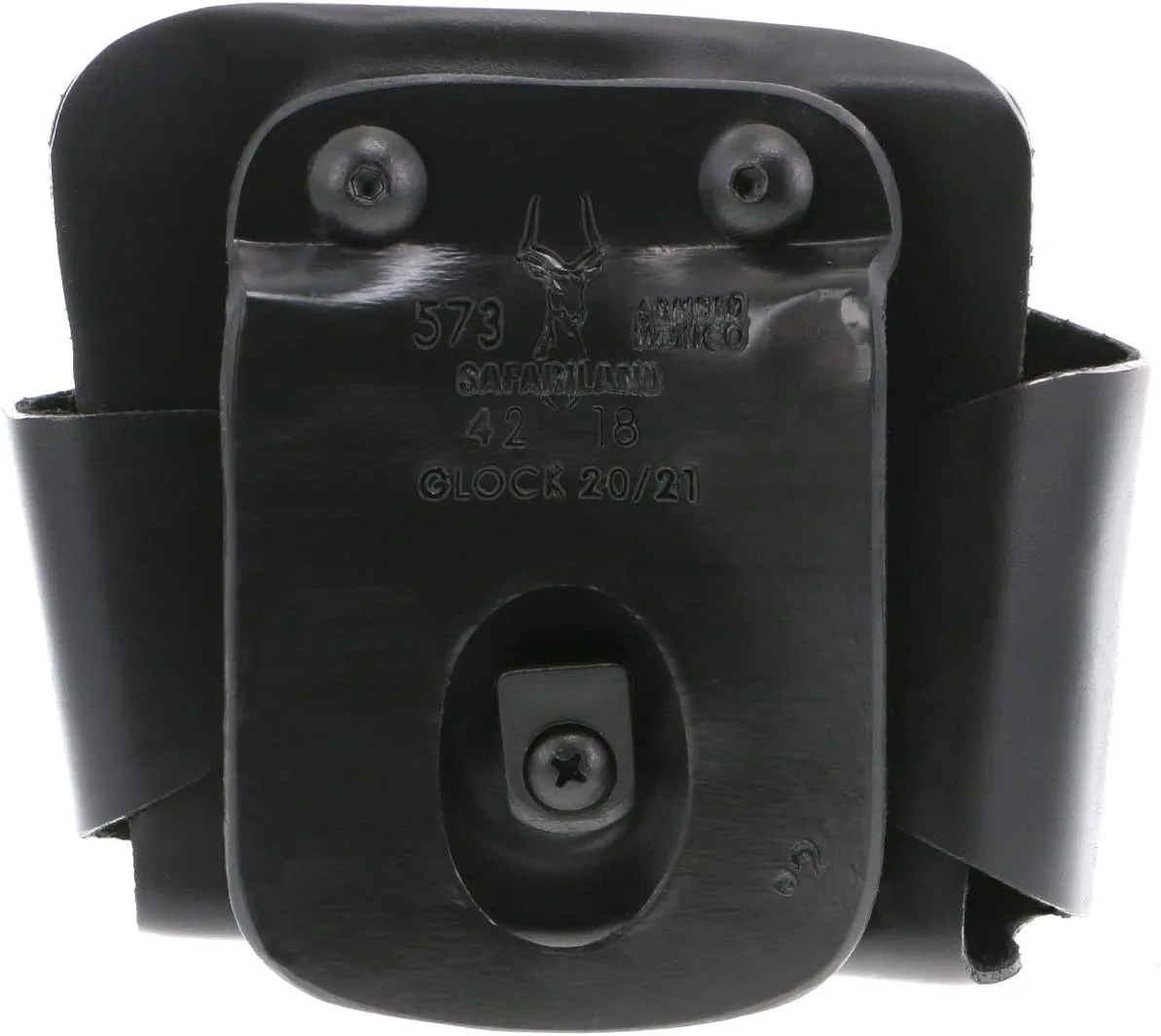 Safariland 573 Open Top Magazine and Handcuff Pouch STX Plain Black GLOCK 17/22