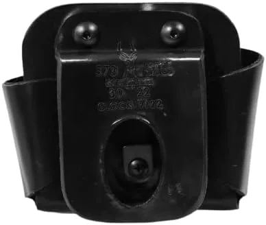 Safariland 573 Open Top Magazine and Handcuff Pouch STX Plain Black GLOCK 17/22