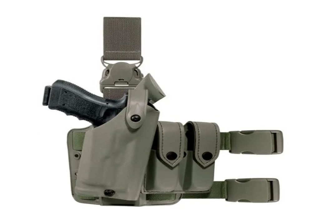 Safariland Model 6005 Tactical Holster with SLS Rotating Hood