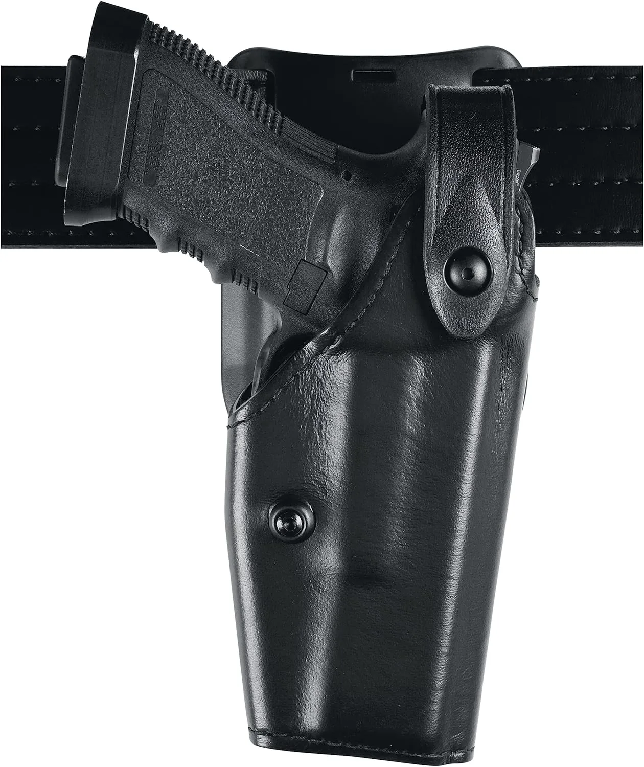 SAFARILAND 6285 SLS Low-Ride Level II Retention Holster STX Tactical Black for GLOCK 19/23 X300