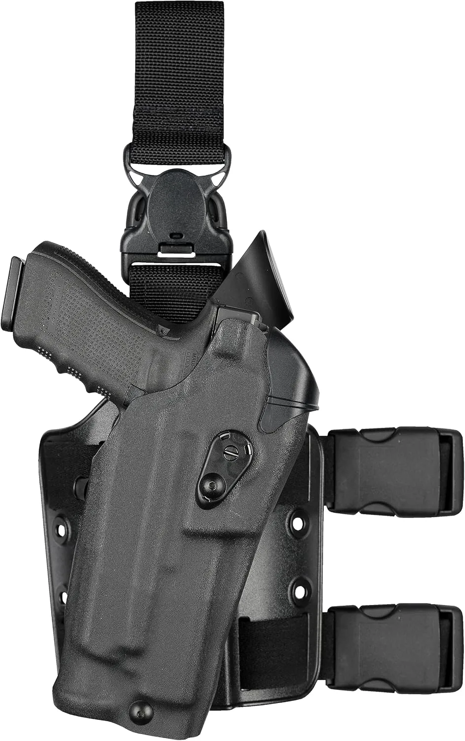 SAFARILAND Model 6355 ALS Tactical Drop-Leg Holster with Quick-Release Leg Harness