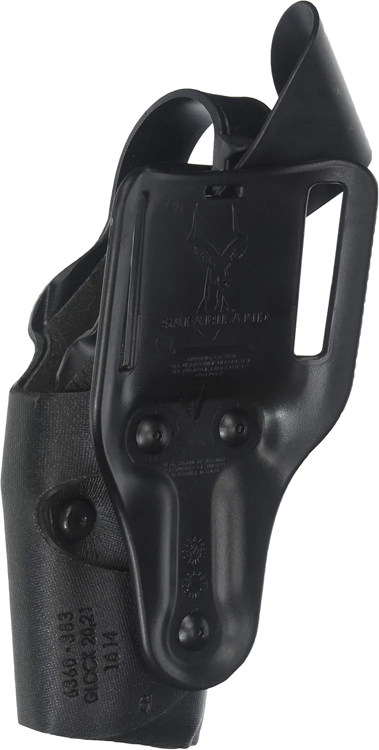Safariland 6360 ALS/SLS Level III Retention Duty Holster for Glock 20/21, Mid-Ride, Right Hand