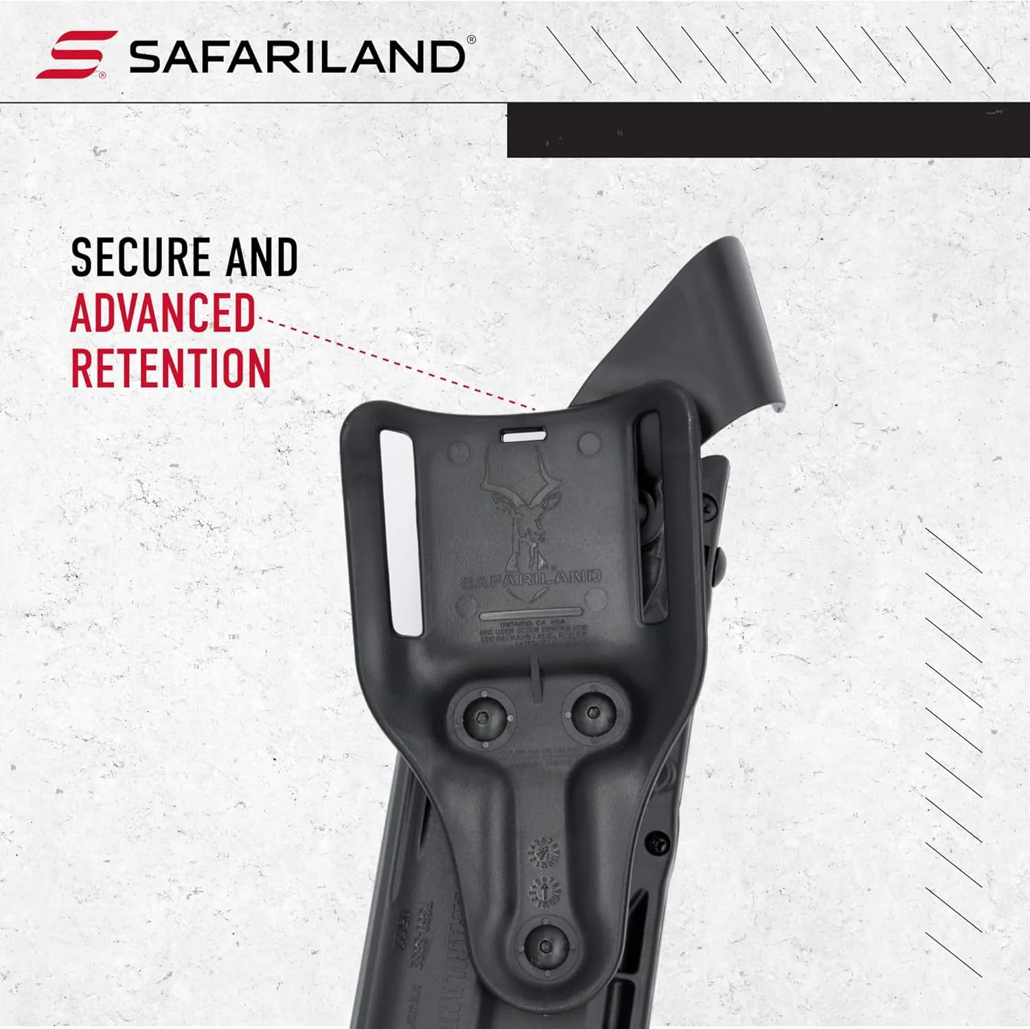 SAFARILAND Model 7360 7TS ALS/SLS Mid-Ride Duty Holster
