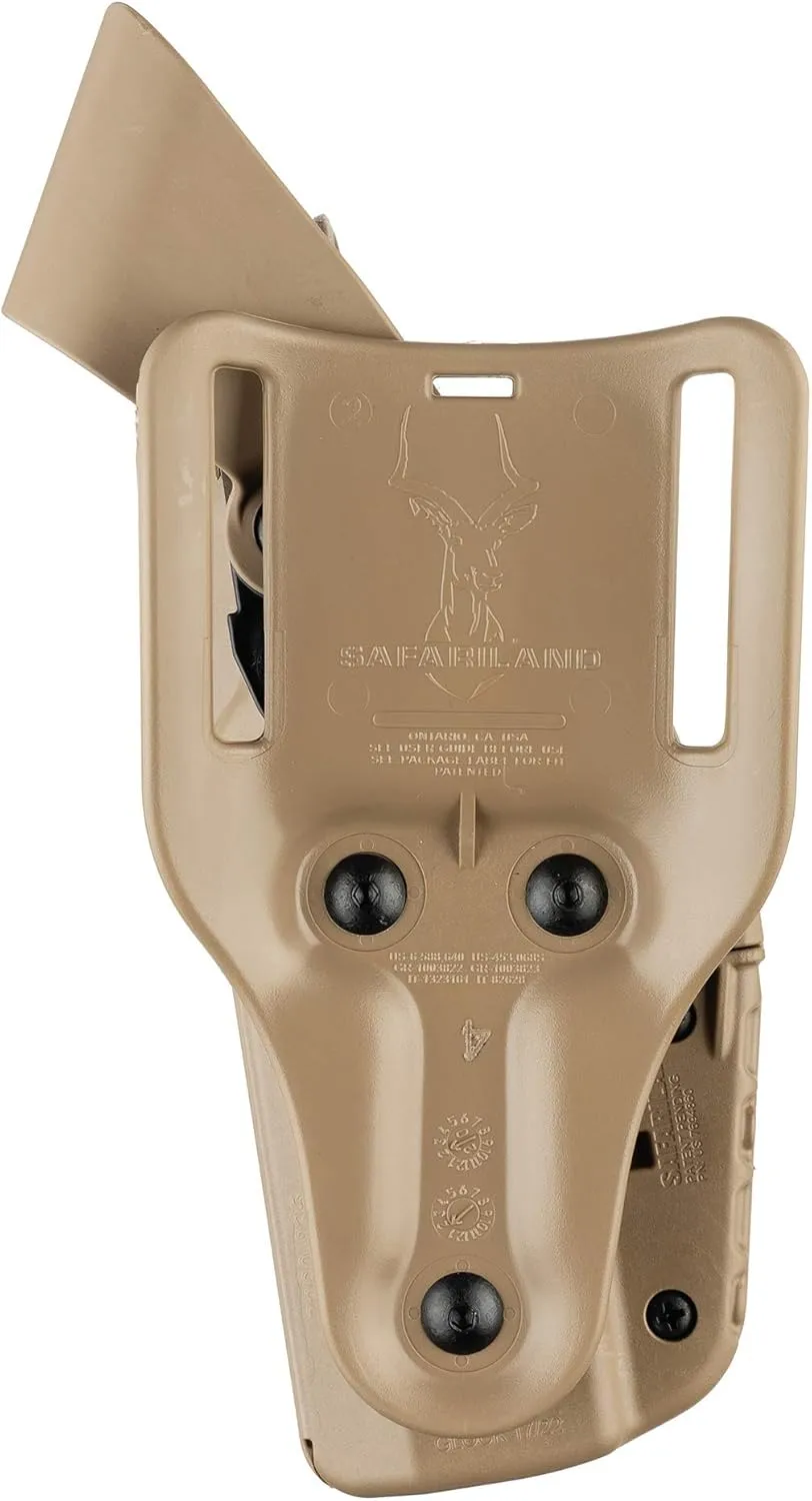SAFARILAND 7360 7TS Mid-Ride Duty Holster ALS/SLS Level III Retention