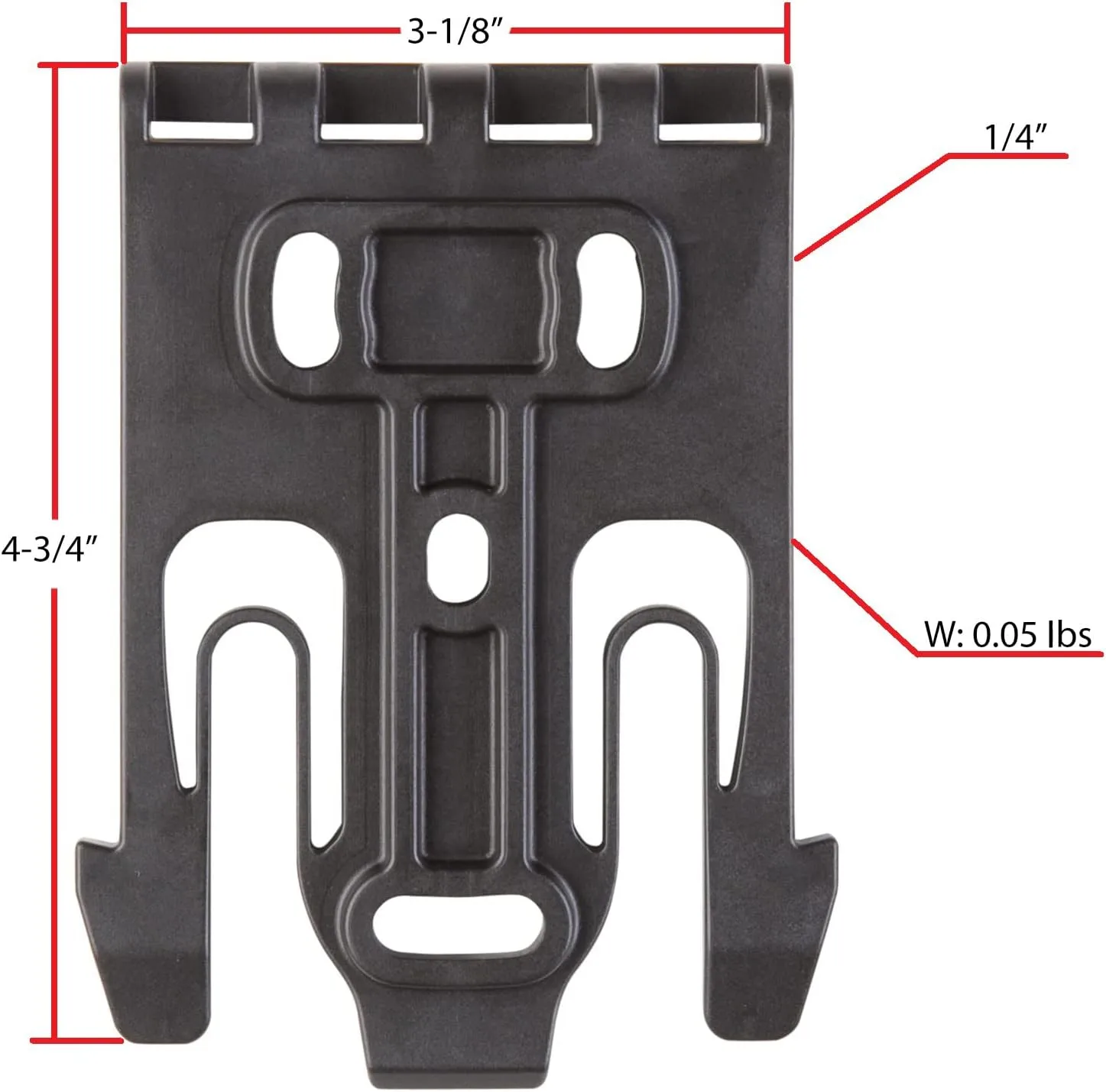 Safariland Model 6004-19 QLS 19 Locking Fork - Quick Locking System
