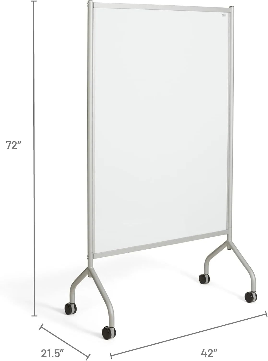 SAFCO Impromptu Full Whiteboard Screen Double-Sided Magnetic Mobile Dry Erase Board