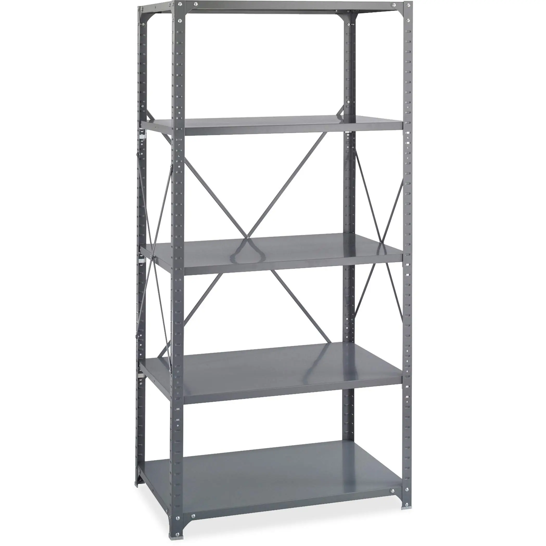 SAFCO Commercial Steel Shelving Unit, 36" W x 75" H