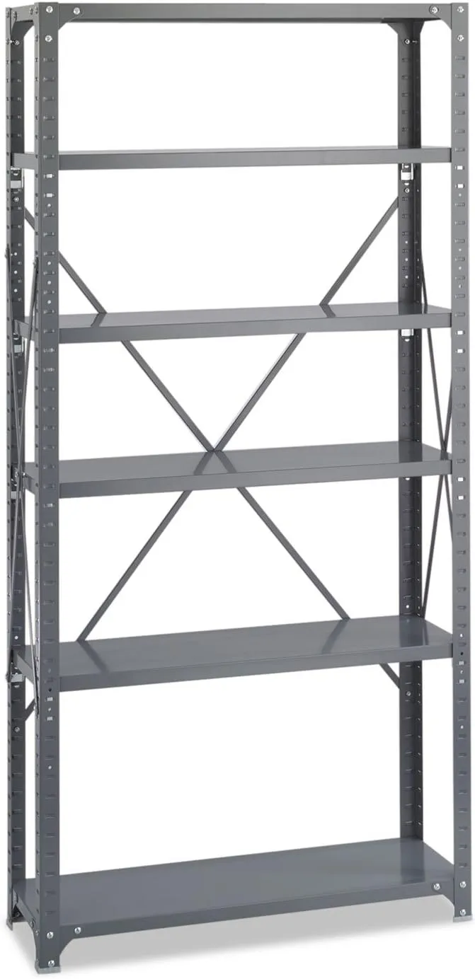 SAFCO Commercial Steel Shelving Unit, 36" W x 75" H